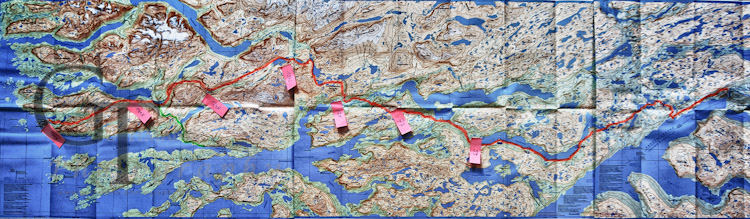 Grönland Arctic Circle Trail Planung