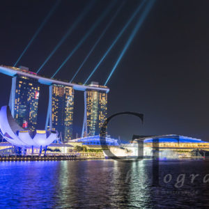 Singapur Nacht Lichter