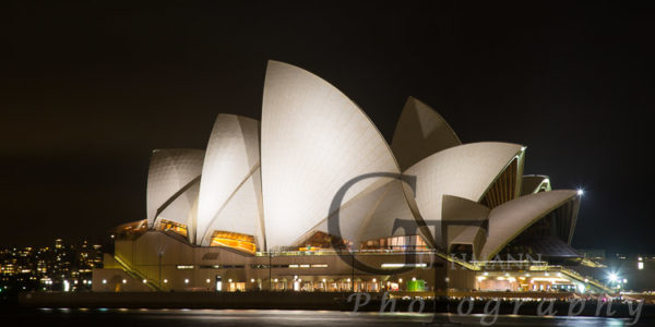 Sydney bei Nacht Oper