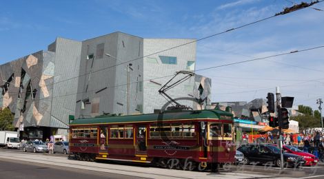 Die kostenlose Straßenbahn 35 in Melbourne