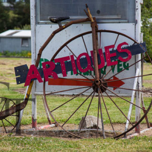 Tasmanien Geeveston Alte Holzfäller Stadt Altes Fahrrad