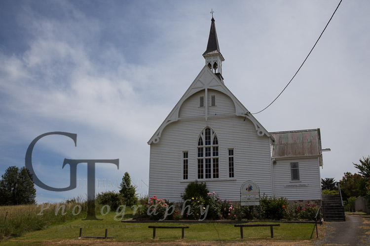Tasmanien Geeveston Alte Holzfäller Stadt Kirche