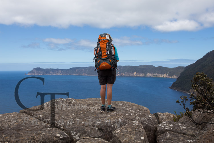 Tasmanien Fortescue Blick zum Cape Pillar