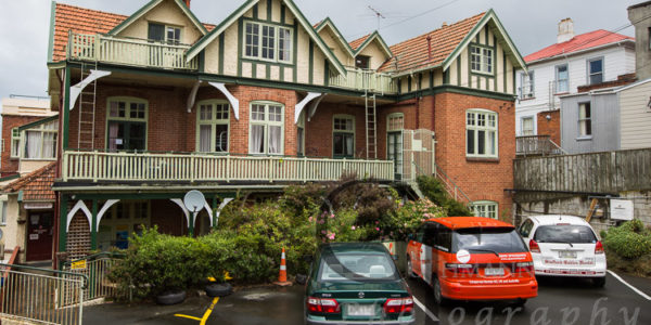 Neuseeland Dunedin Unterkunft Hostel Stafford Gables