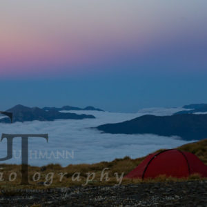 Neuseeland Tageswanderung Mount Arthur Sonnenaufgang