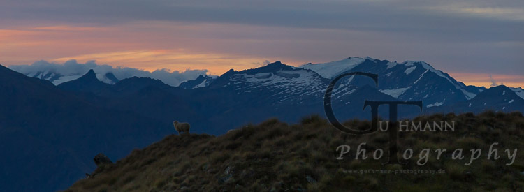 Neuseeland Roys Peak Sonnenuntergang