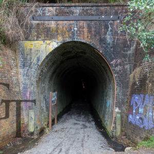 Neuseeland Nordinsel karangahake gorge tunnel