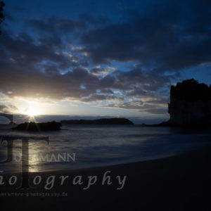 Neuseeland Cathedral Cove Sonnenaufgang