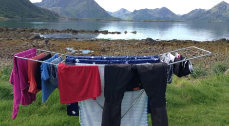 Norwegen Roadtrip Wäsche waschen