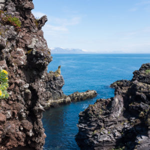 Island Snaefellsnes Wanderung von Arnarstapi nach Hellnar