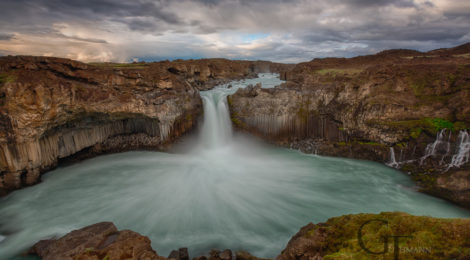 Island Aldeyarfoss Wasserfall