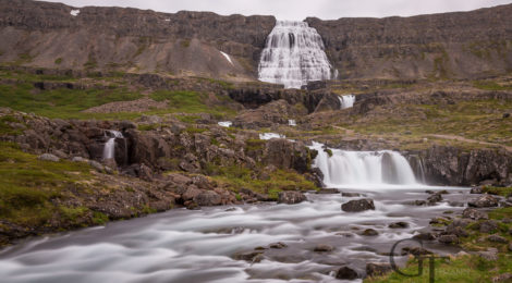 Island Dynjandi Wasserfall