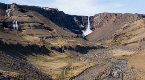 Island Hengifoss Wasserfall