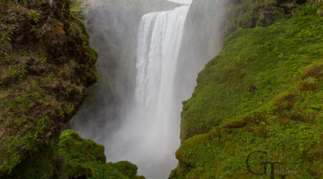 Island Skogafoss Wasserfall
