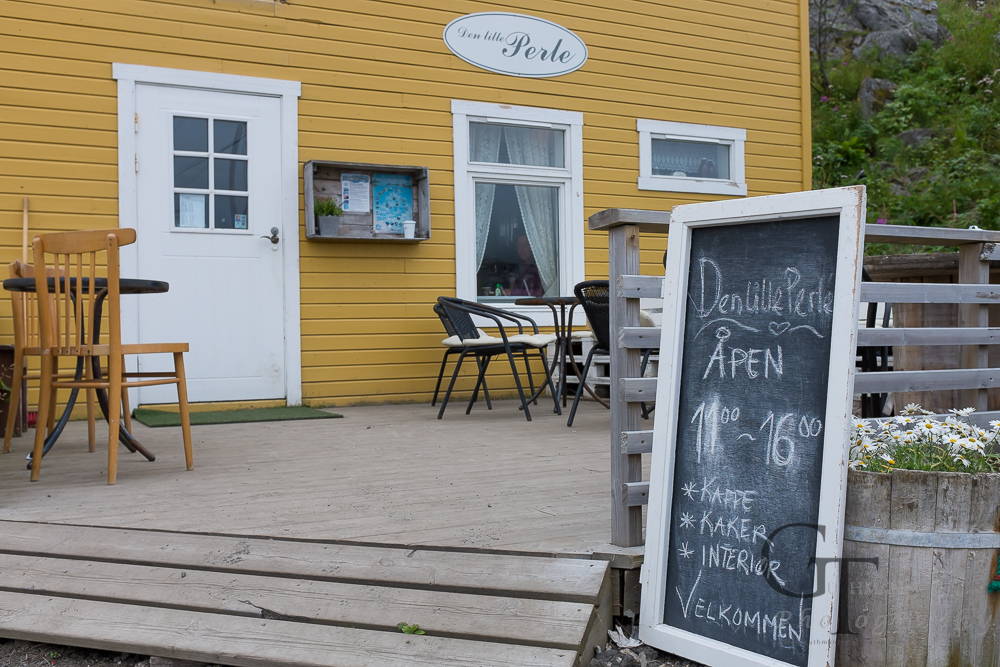 Norwegen Senja Husoy Cafe