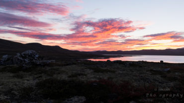 Norwegen Sonnenuntergang