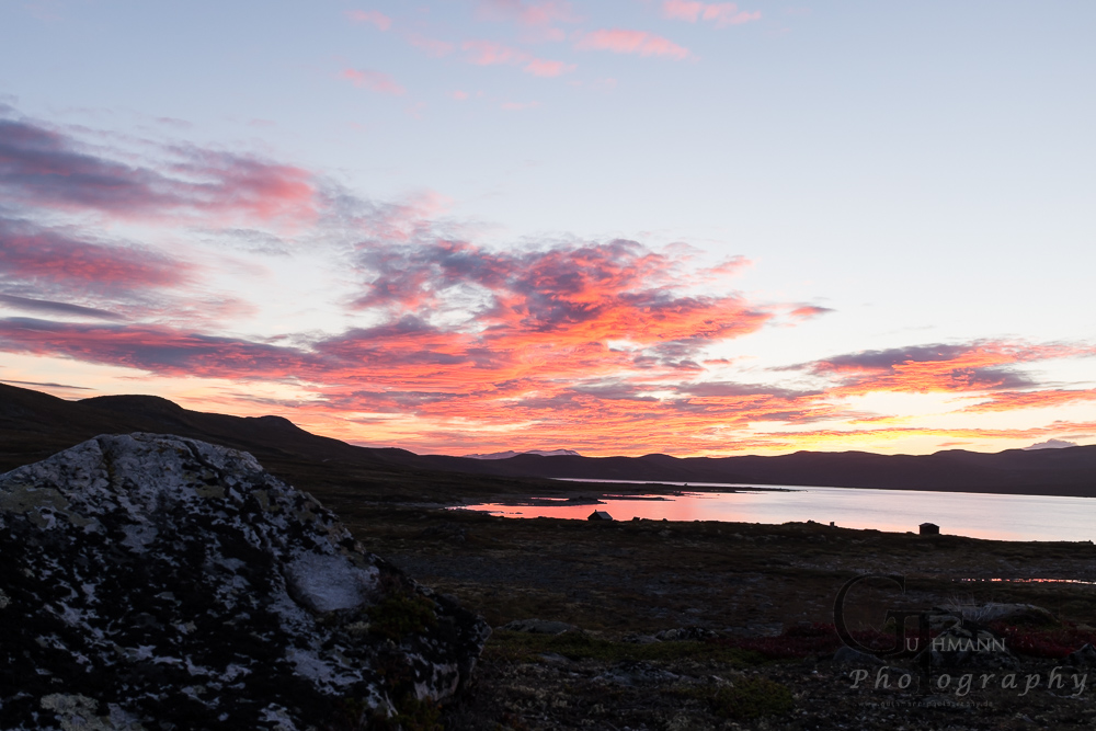 Norwegen Sonnenuntergang