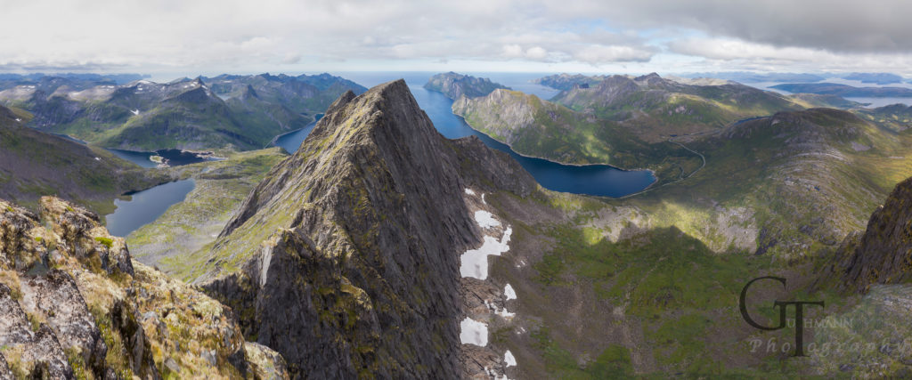 Norwegen Senja Wandern Breidtinden höchster Berg