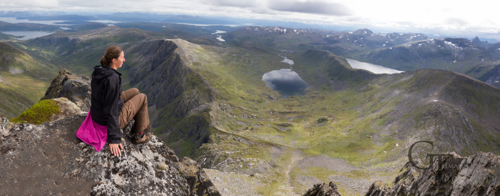 Norwegen Senja Wandern Breidtinden höchster Berg
