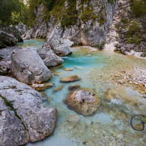 Slowenien Fluss Soca