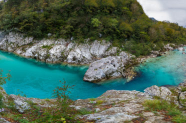 Der türkisblaue Fluss Soča