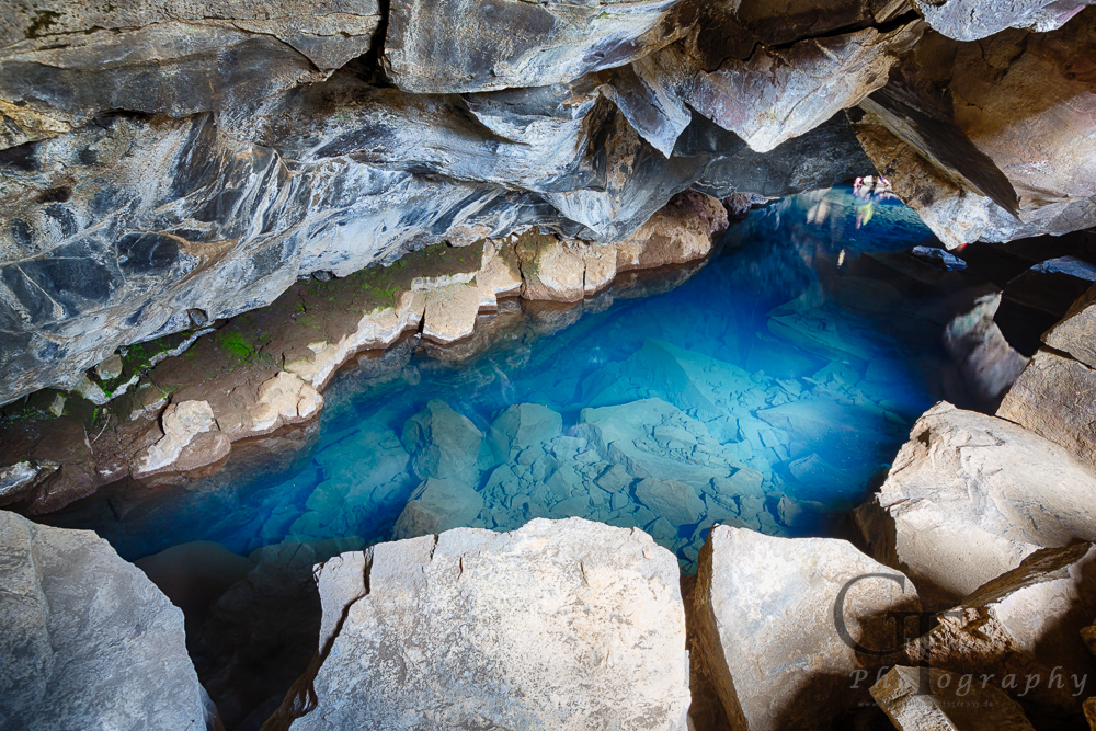 Island Grjotagja Höhle