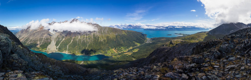 Norwegen Rornestinden Wanderung